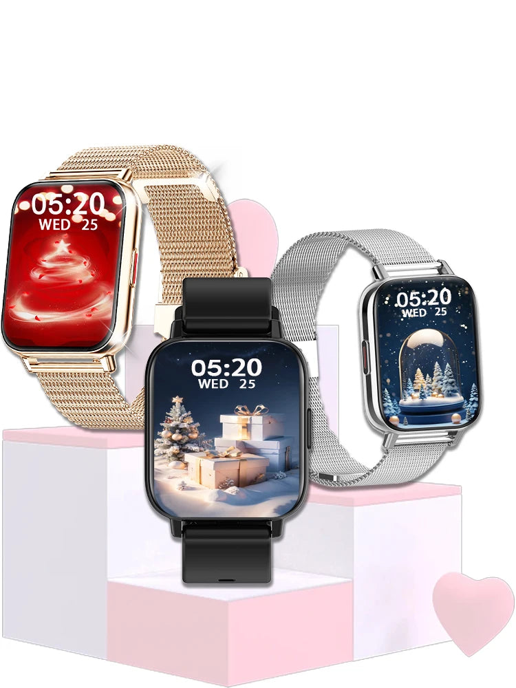 1.85" Smart Watch(Answer & Make Call) Message Alerts/Sports Fitness smartwatch For iPhone/Android, Perfect Gift