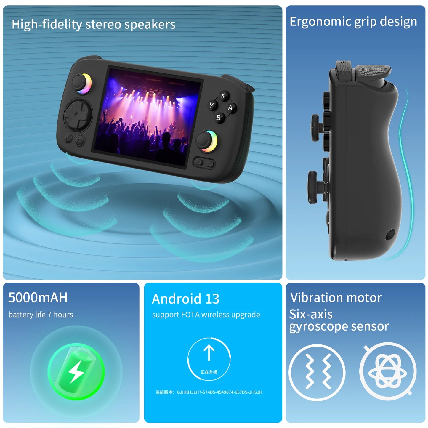 Anbernic RG 406H Retro Handheld Game Console 4inch IPS Multi-touch Screen 5000mAh Android Video Games Player Support FOTA Update