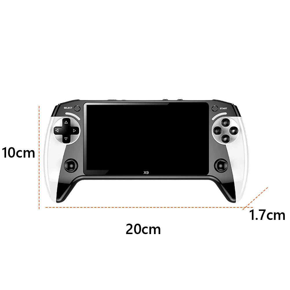 5.5 Inch Screen Handheld Game Console 1500mAh Electronic Game Player Type-C Charging Portable Game Player for Kids Adults