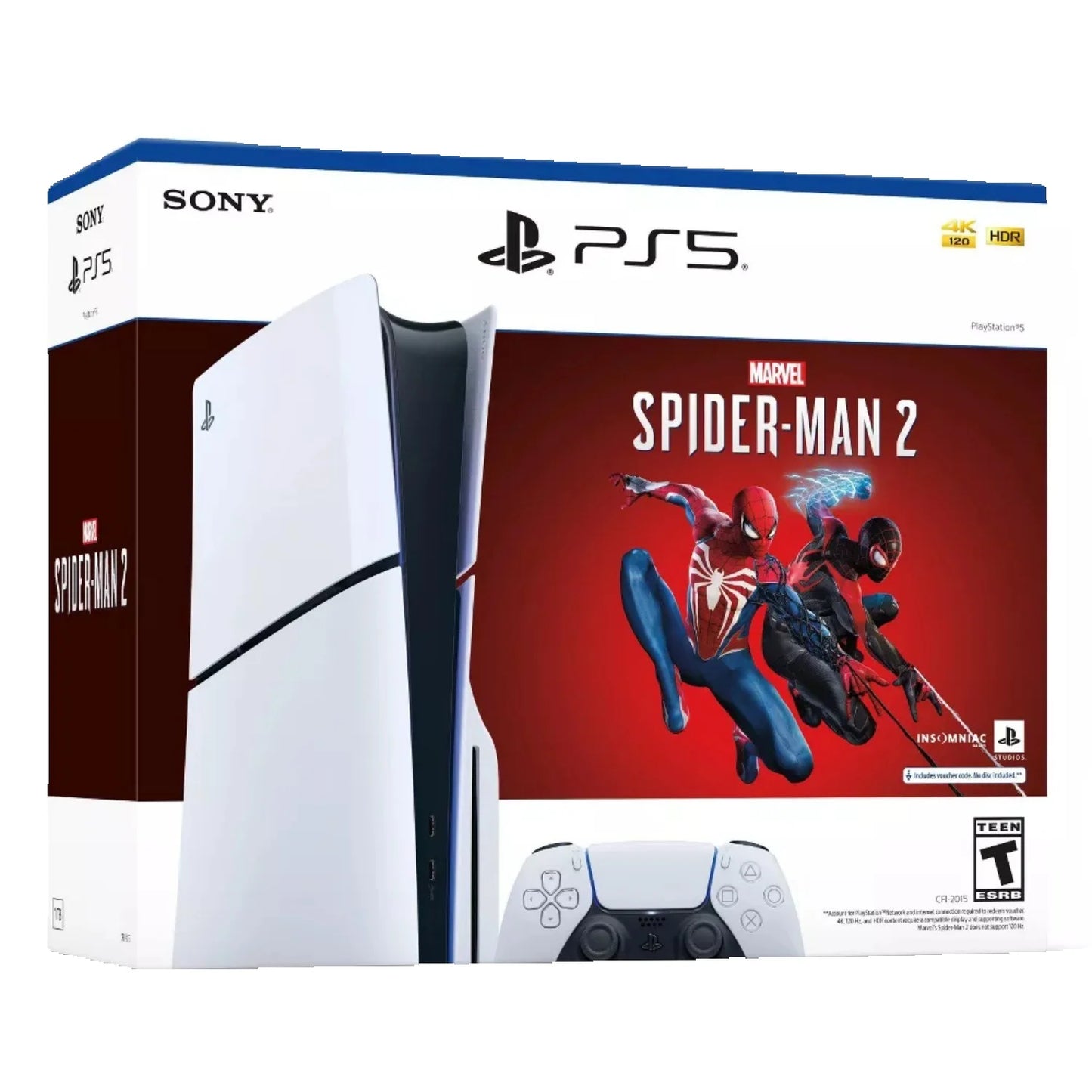 Sony PlayStation 5 Console - Marvel’s Spider-Man 2 Bundle (slim)