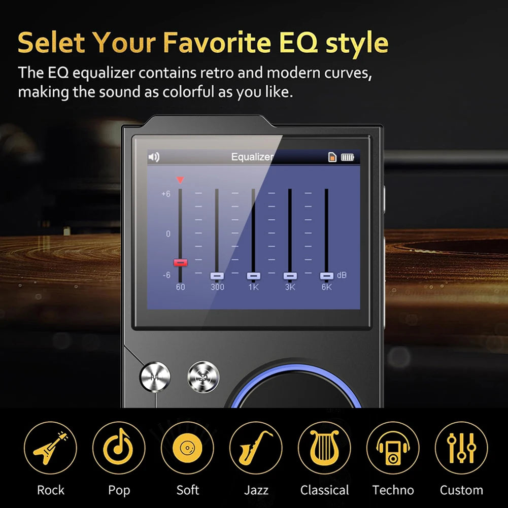 HiFi MP3 Player Lossless DSD Digital Audio Music Player Digital Music Player HiFi Lossless Audio Player Support Up To 256GB