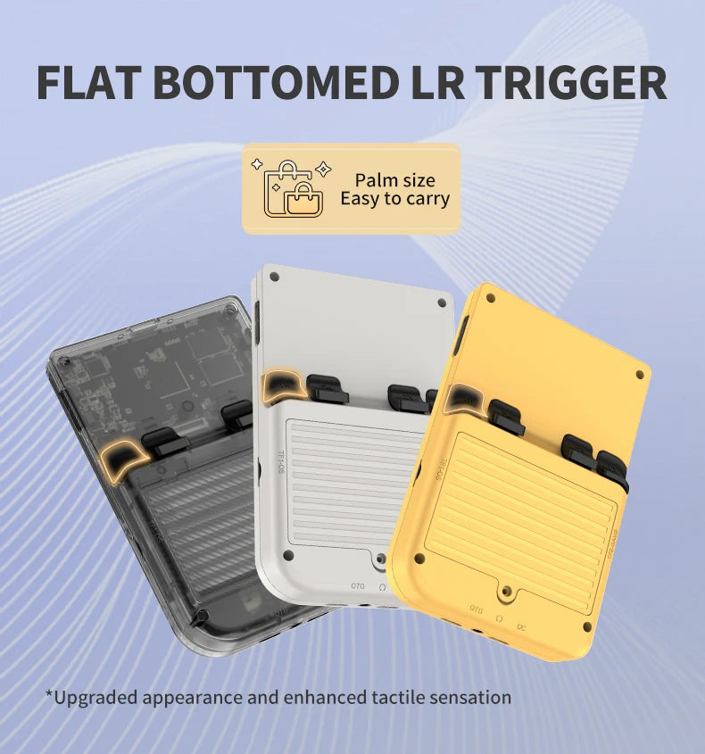 POWKIDDY V20 128G Retro Handheld Game Console with A133Plus Chip 5000mAh Battery 3.5 Inch IPS HD Screen and Gift Retro Stickers