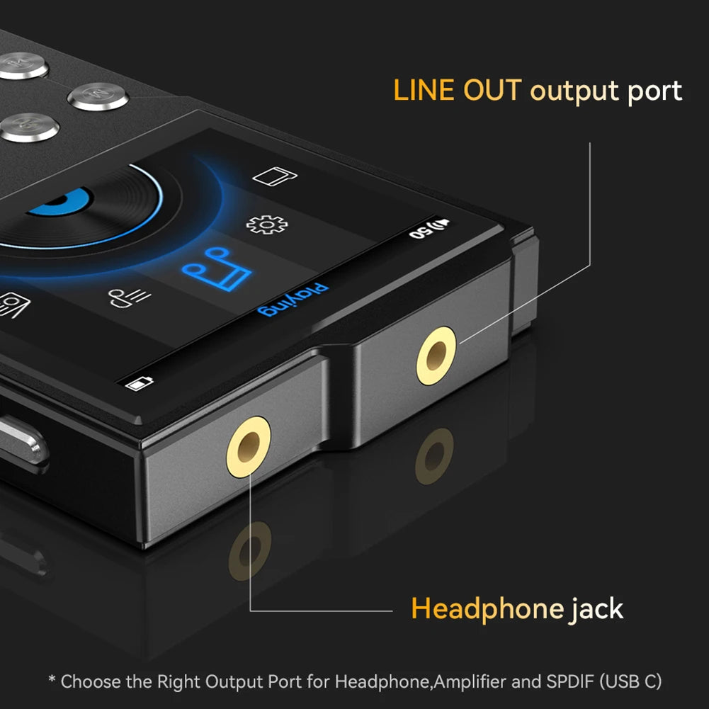 HiFi MP3 Player Lossless DSD Digital Audio Music Player Digital Music Player HiFi Lossless Audio Player Support Up To 256GB