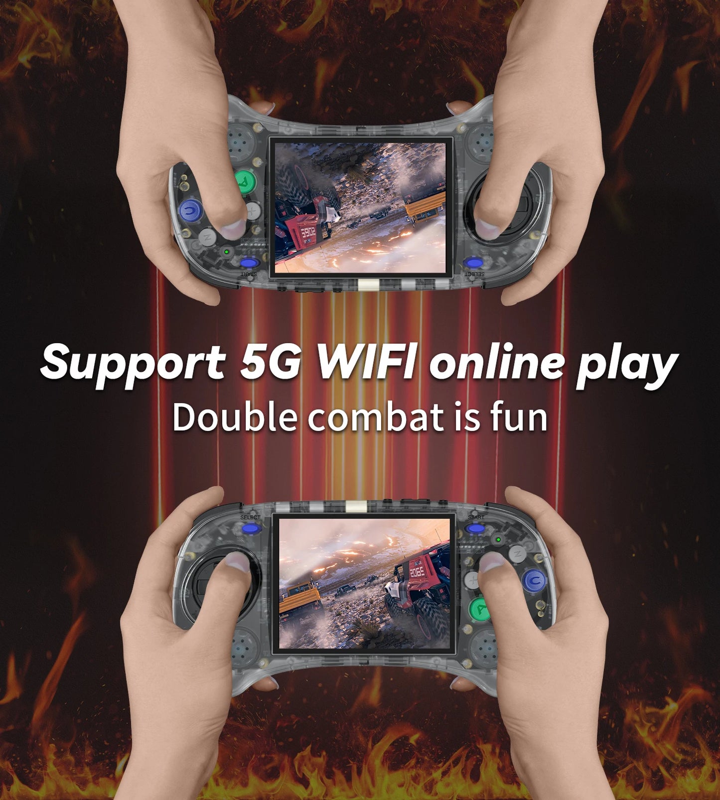 ANBERNIC RG ARC Retro Games RK3566 4.0INCH 640*480 Handheld Game Console Emulator LINUX Android System 3500mAh Children's Gifts