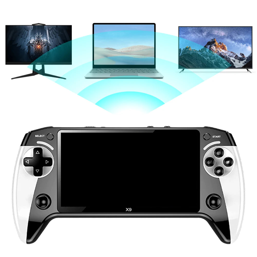 5.5 Inch Screen Handheld Game Console 1500mAh Electronic Game Player Type-C Charging Portable Game Player for Kids Adults